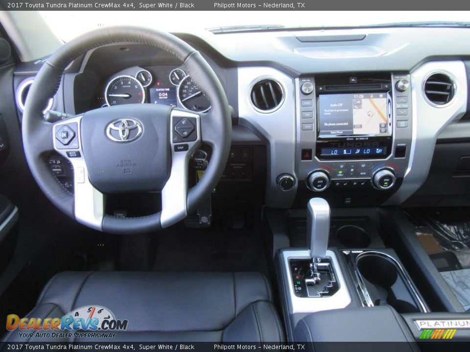 Dashboard of 2017 Toyota Tundra Platinum CrewMax 4x4 Photo #24
