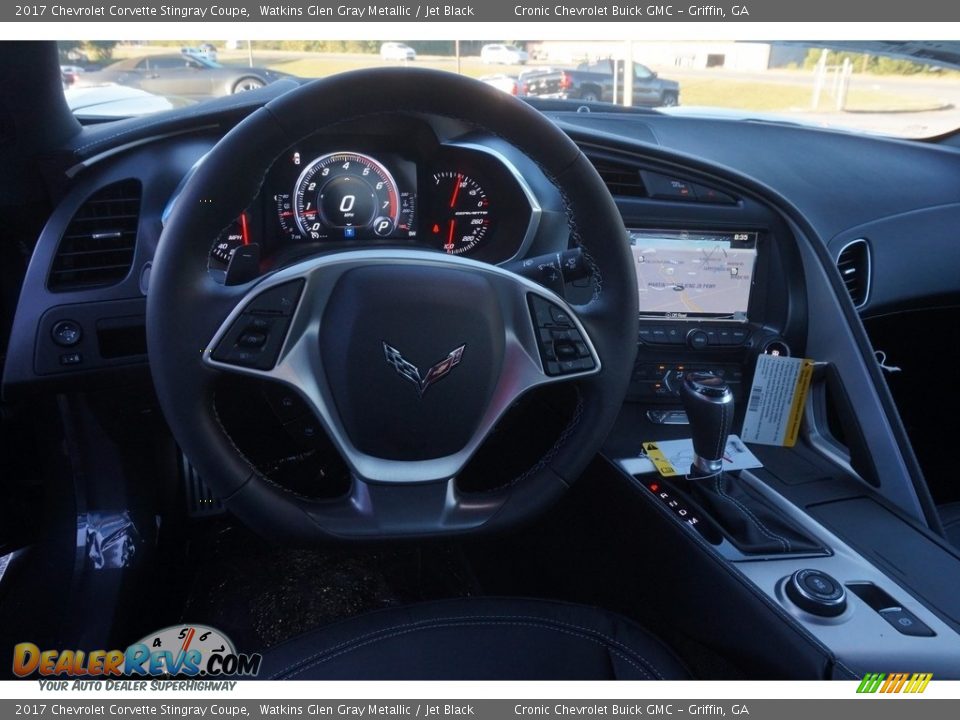 2017 Chevrolet Corvette Stingray Coupe Watkins Glen Gray Metallic / Jet Black Photo #10