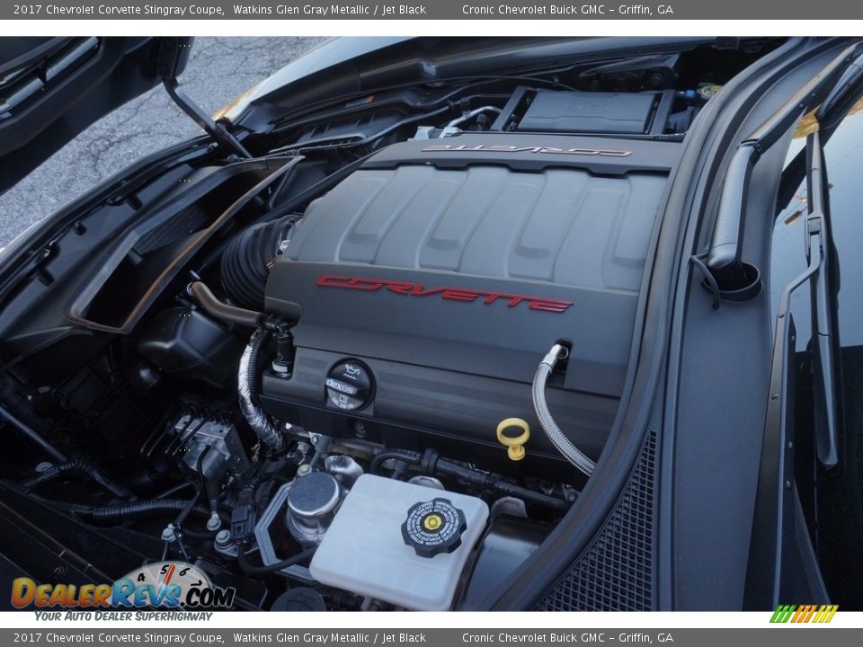 2017 Chevrolet Corvette Stingray Coupe Watkins Glen Gray Metallic / Jet Black Photo #12