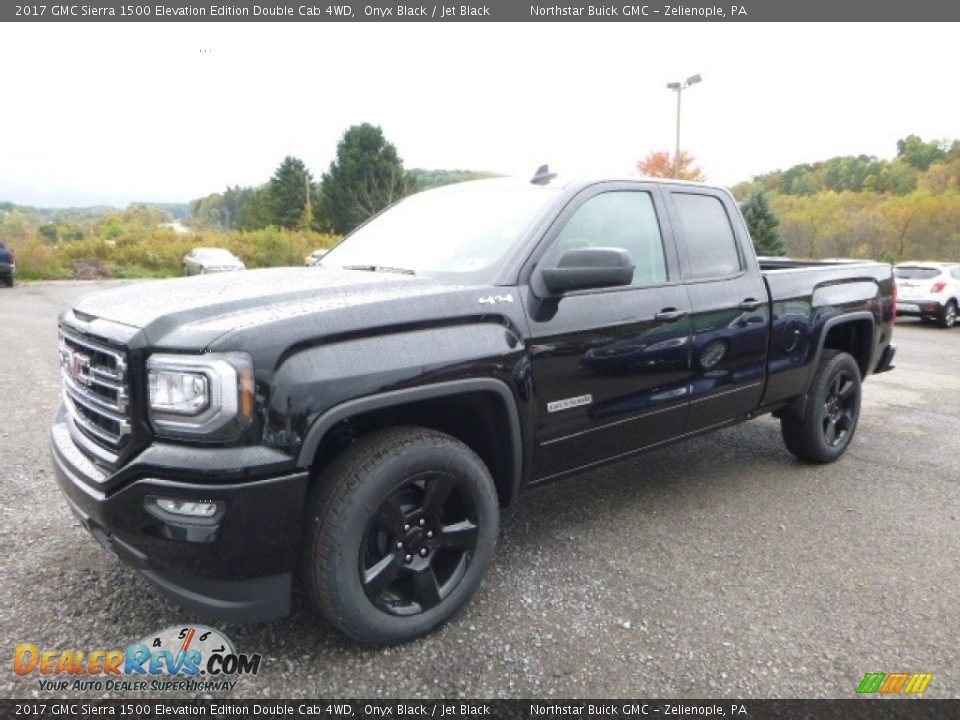 2017 GMC Sierra 1500 Elevation Edition Double Cab 4WD Onyx Black / Jet Black Photo #1
