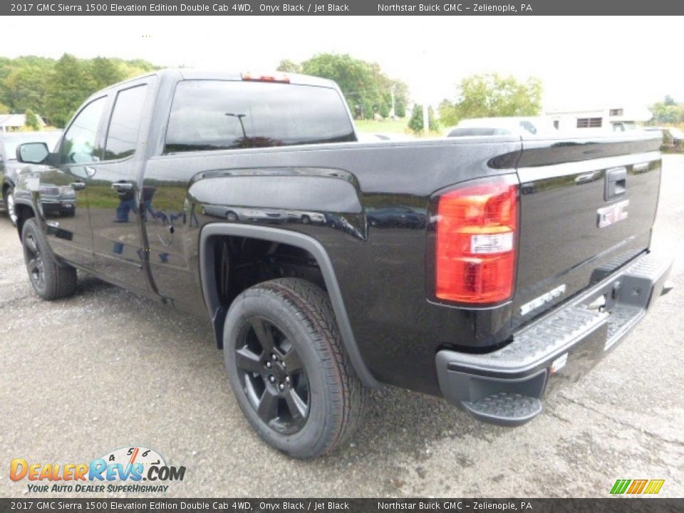 2017 GMC Sierra 1500 Elevation Edition Double Cab 4WD Onyx Black / Jet Black Photo #4