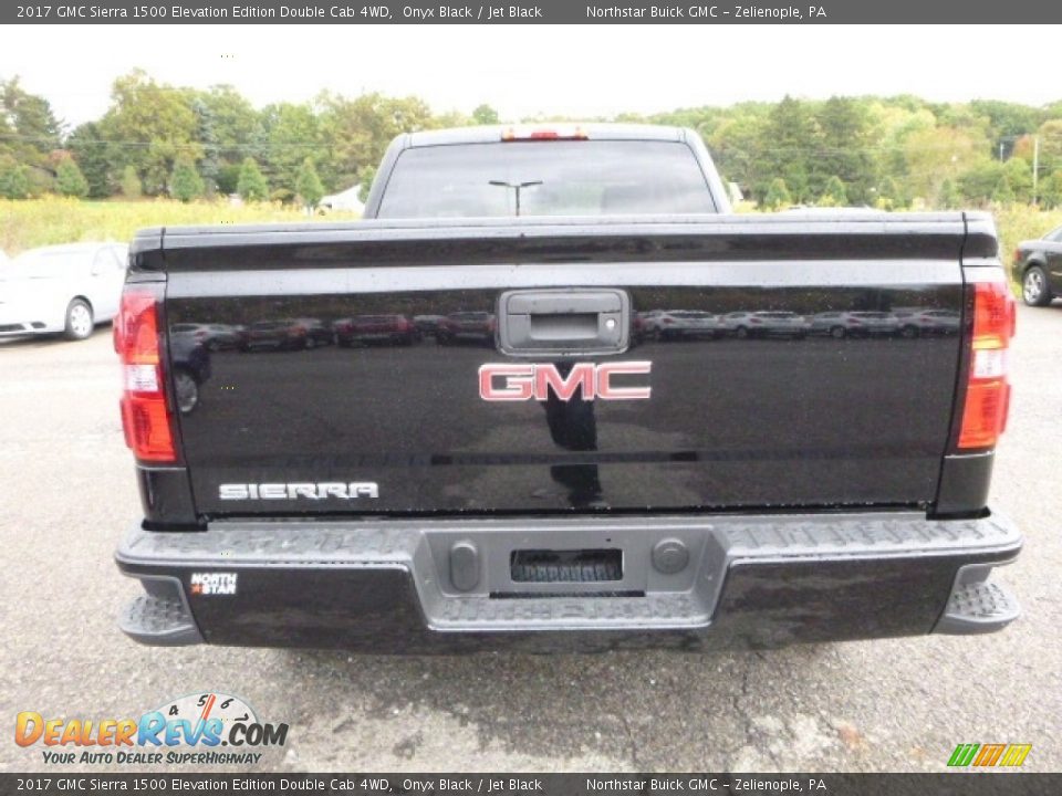 2017 GMC Sierra 1500 Elevation Edition Double Cab 4WD Onyx Black / Jet Black Photo #5