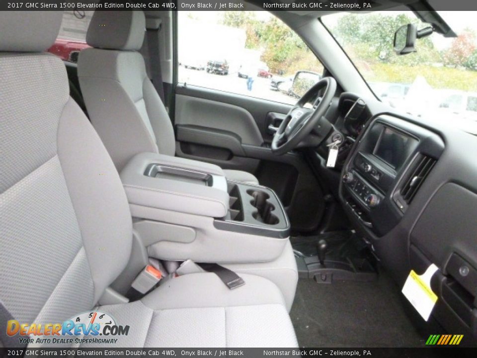 2017 GMC Sierra 1500 Elevation Edition Double Cab 4WD Onyx Black / Jet Black Photo #8