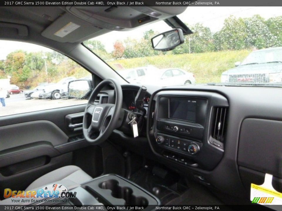 2017 GMC Sierra 1500 Elevation Edition Double Cab 4WD Onyx Black / Jet Black Photo #9