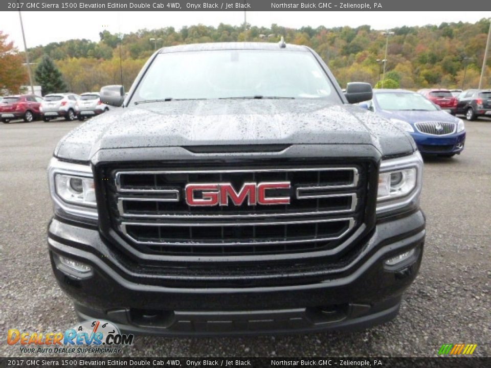 2017 GMC Sierra 1500 Elevation Edition Double Cab 4WD Onyx Black / Jet Black Photo #11