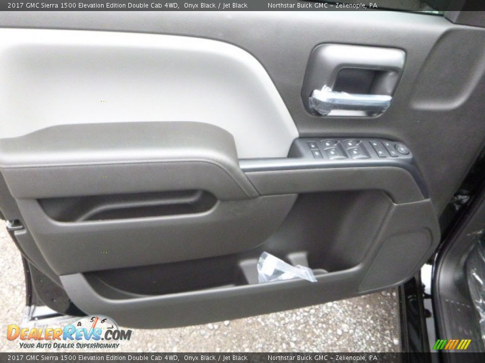 2017 GMC Sierra 1500 Elevation Edition Double Cab 4WD Onyx Black / Jet Black Photo #13
