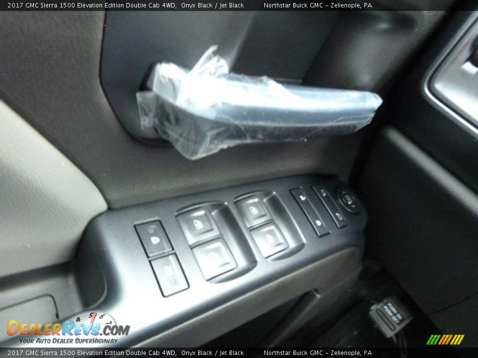 2017 GMC Sierra 1500 Elevation Edition Double Cab 4WD Onyx Black / Jet Black Photo #17