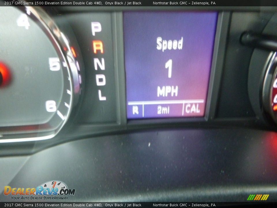2017 GMC Sierra 1500 Elevation Edition Double Cab 4WD Onyx Black / Jet Black Photo #18