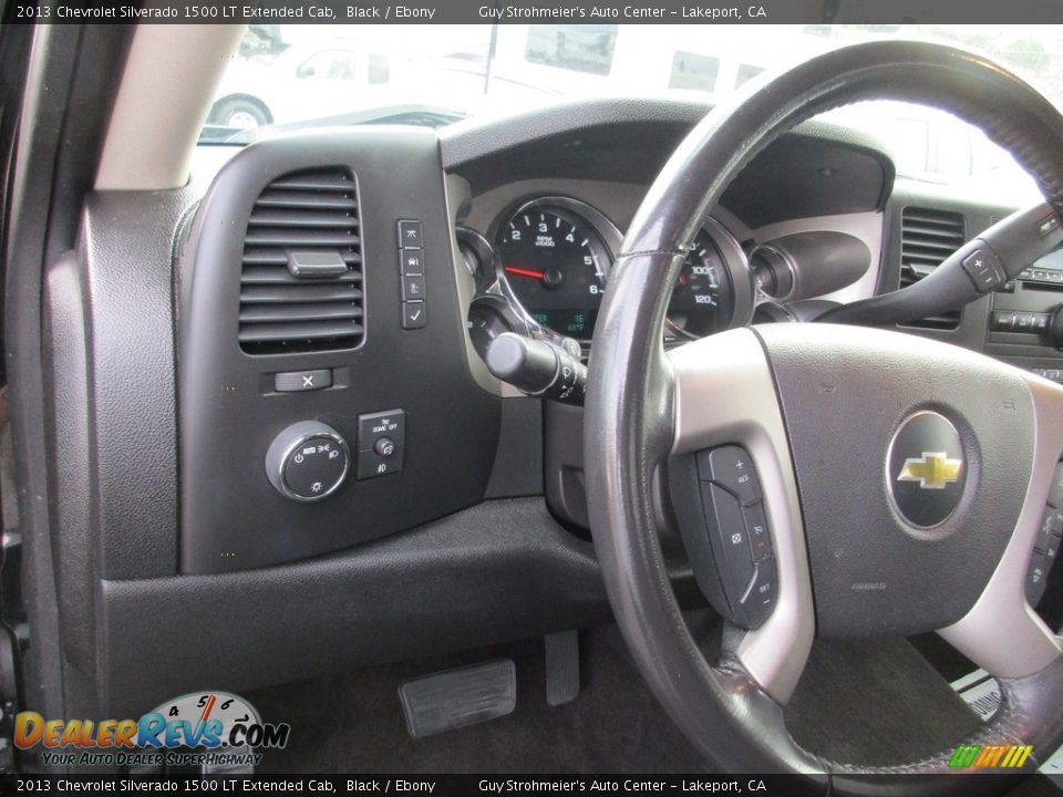 2013 Chevrolet Silverado 1500 LT Extended Cab Black / Ebony Photo #11