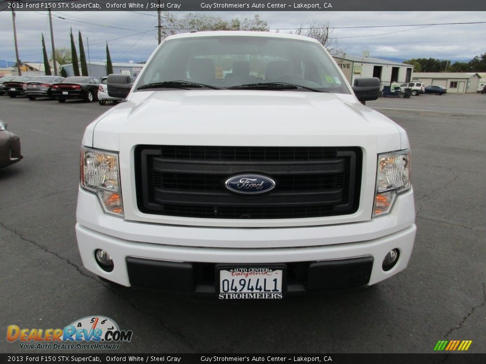 2013 Ford F150 STX SuperCab Oxford White / Steel Gray Photo #2