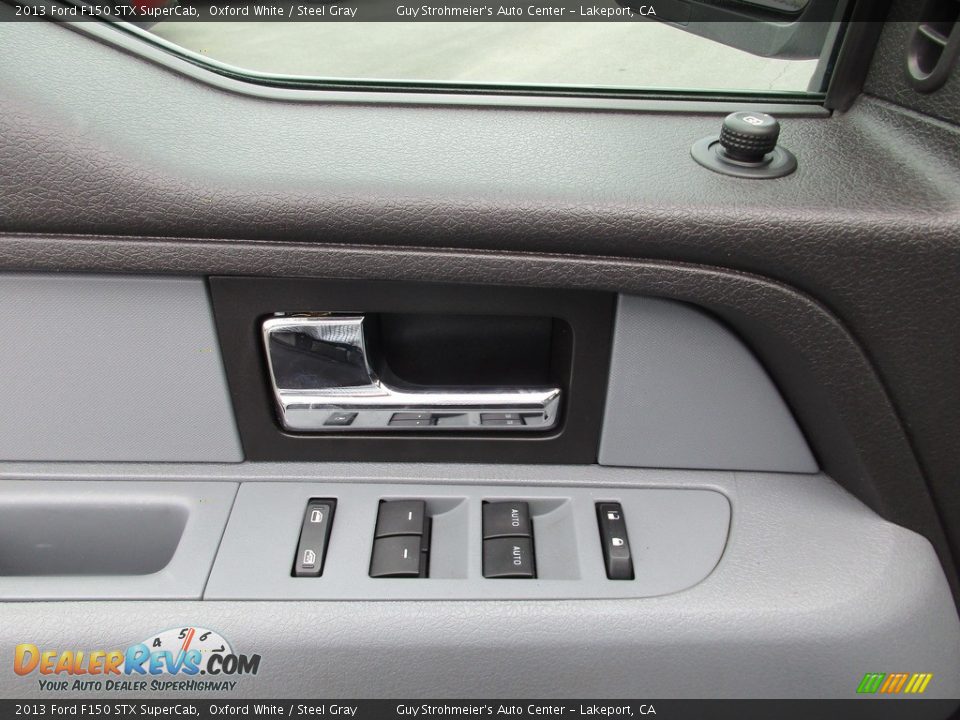 2013 Ford F150 STX SuperCab Oxford White / Steel Gray Photo #10