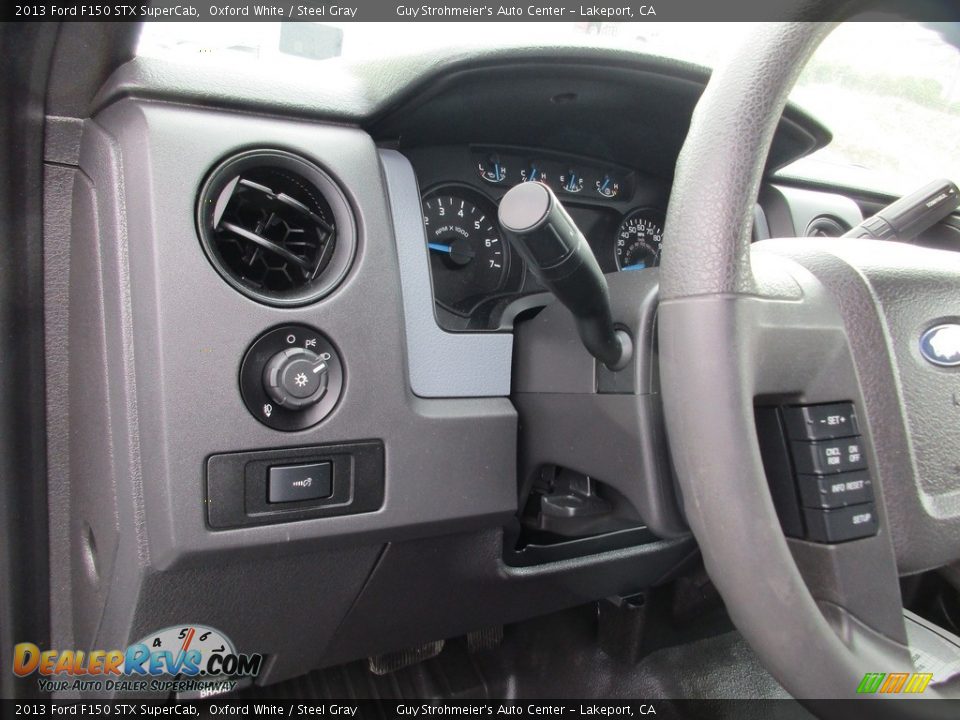 2013 Ford F150 STX SuperCab Oxford White / Steel Gray Photo #11