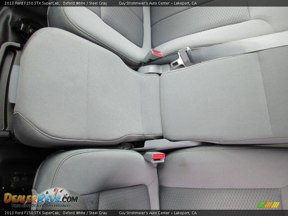 2013 Ford F150 STX SuperCab Oxford White / Steel Gray Photo #18