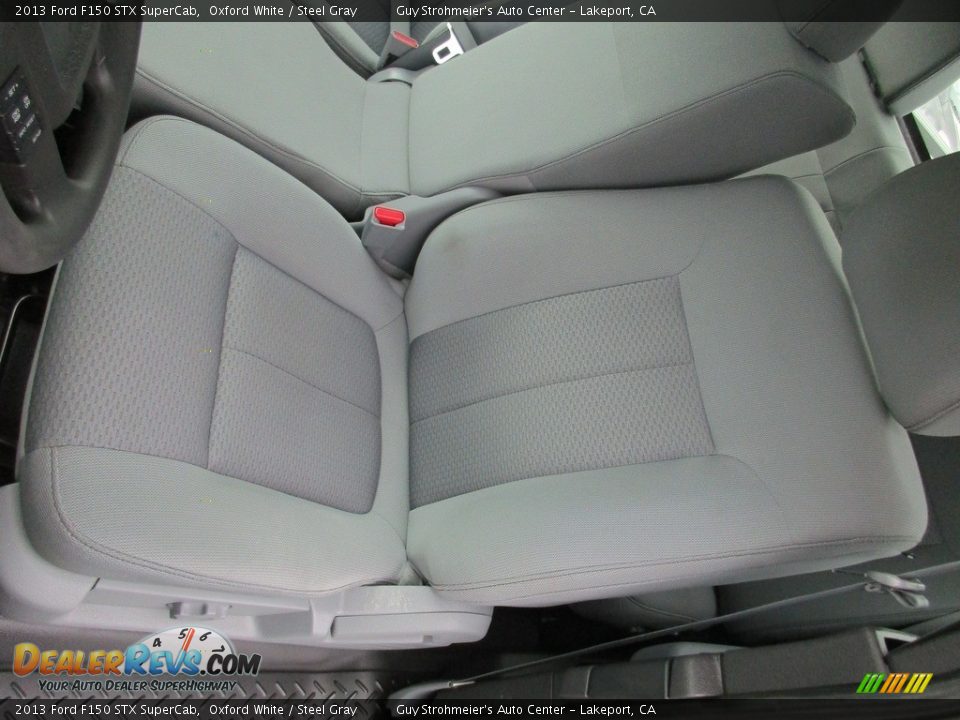 2013 Ford F150 STX SuperCab Oxford White / Steel Gray Photo #19