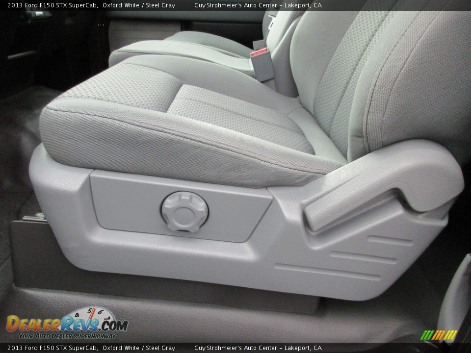 2013 Ford F150 STX SuperCab Oxford White / Steel Gray Photo #20