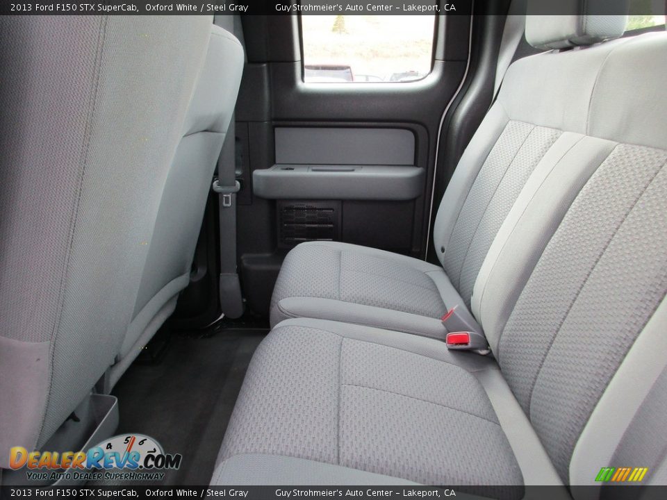2013 Ford F150 STX SuperCab Oxford White / Steel Gray Photo #21