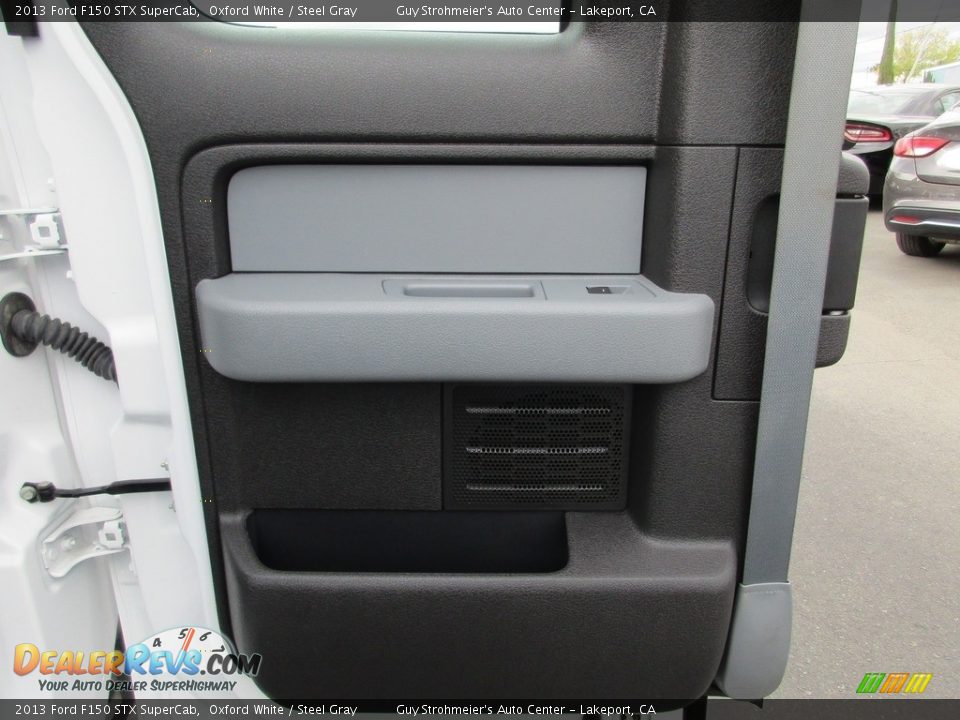 2013 Ford F150 STX SuperCab Oxford White / Steel Gray Photo #23