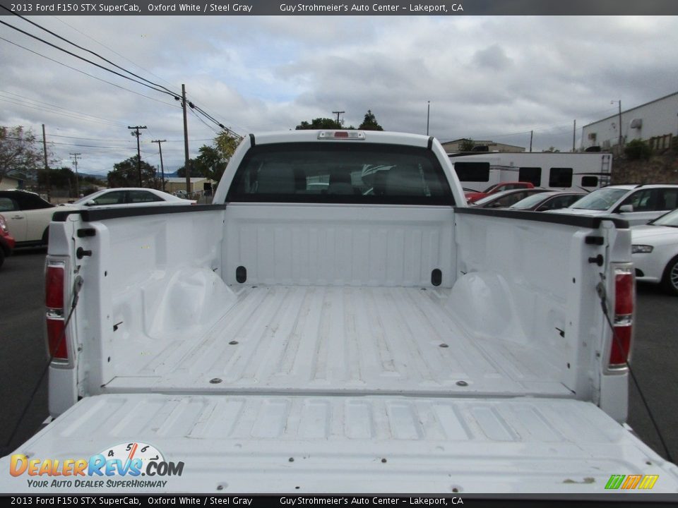 2013 Ford F150 STX SuperCab Oxford White / Steel Gray Photo #25