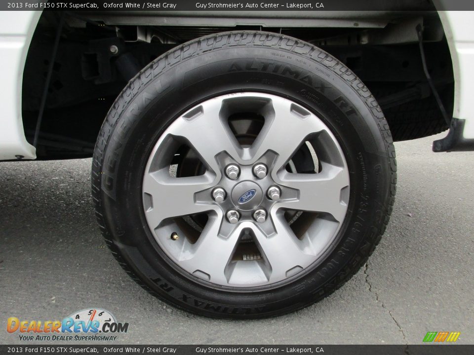 2013 Ford F150 STX SuperCab Oxford White / Steel Gray Photo #26
