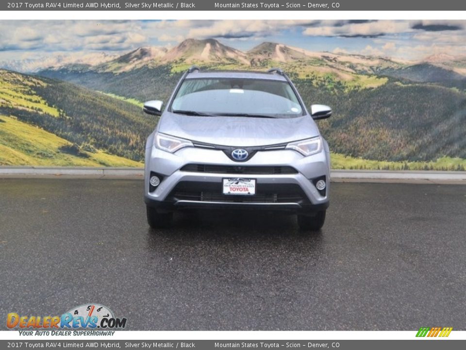 2017 Toyota RAV4 Limited AWD Hybrid Silver Sky Metallic / Black Photo #2