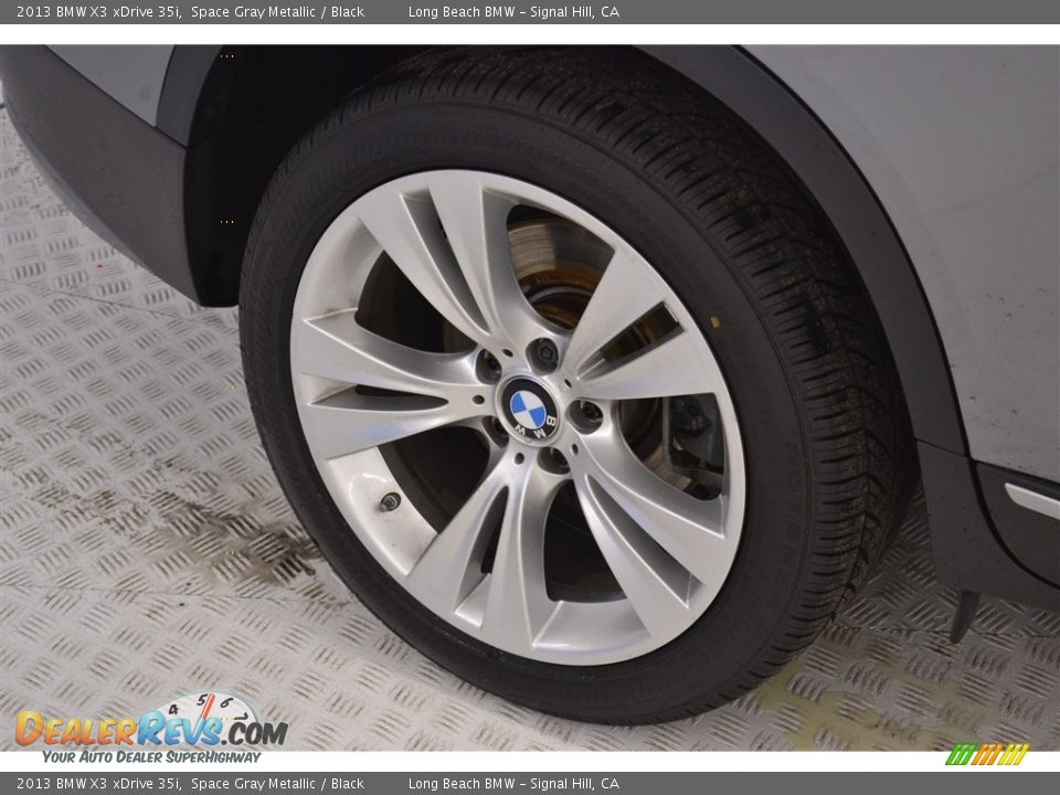 2013 BMW X3 xDrive 35i Space Gray Metallic / Black Photo #10