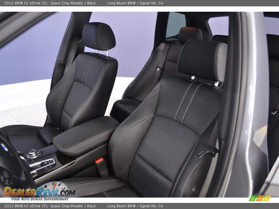 2013 BMW X3 xDrive 35i Space Gray Metallic / Black Photo #12