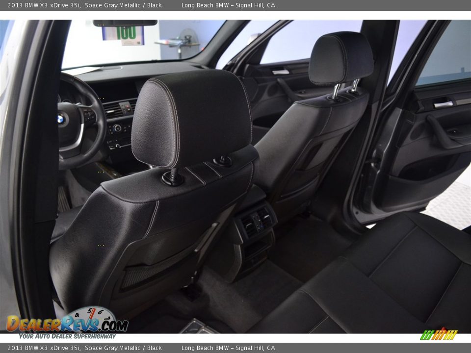 2013 BMW X3 xDrive 35i Space Gray Metallic / Black Photo #14