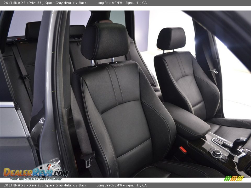 2013 BMW X3 xDrive 35i Space Gray Metallic / Black Photo #17