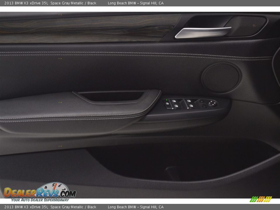2013 BMW X3 xDrive 35i Space Gray Metallic / Black Photo #21