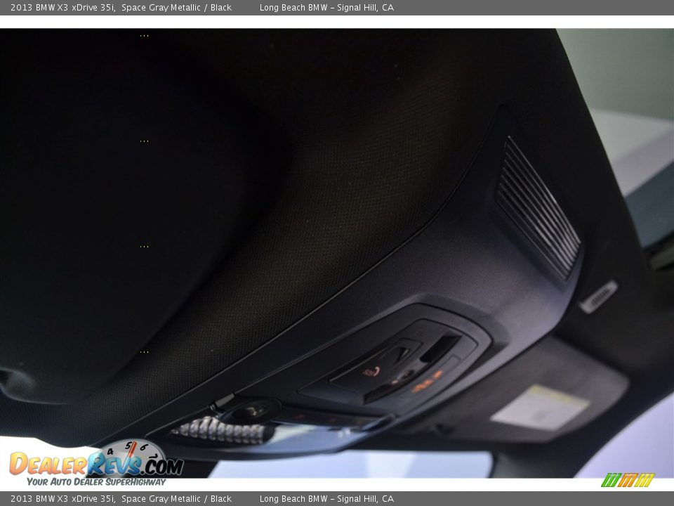 2013 BMW X3 xDrive 35i Space Gray Metallic / Black Photo #24