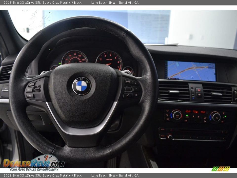 2013 BMW X3 xDrive 35i Space Gray Metallic / Black Photo #29