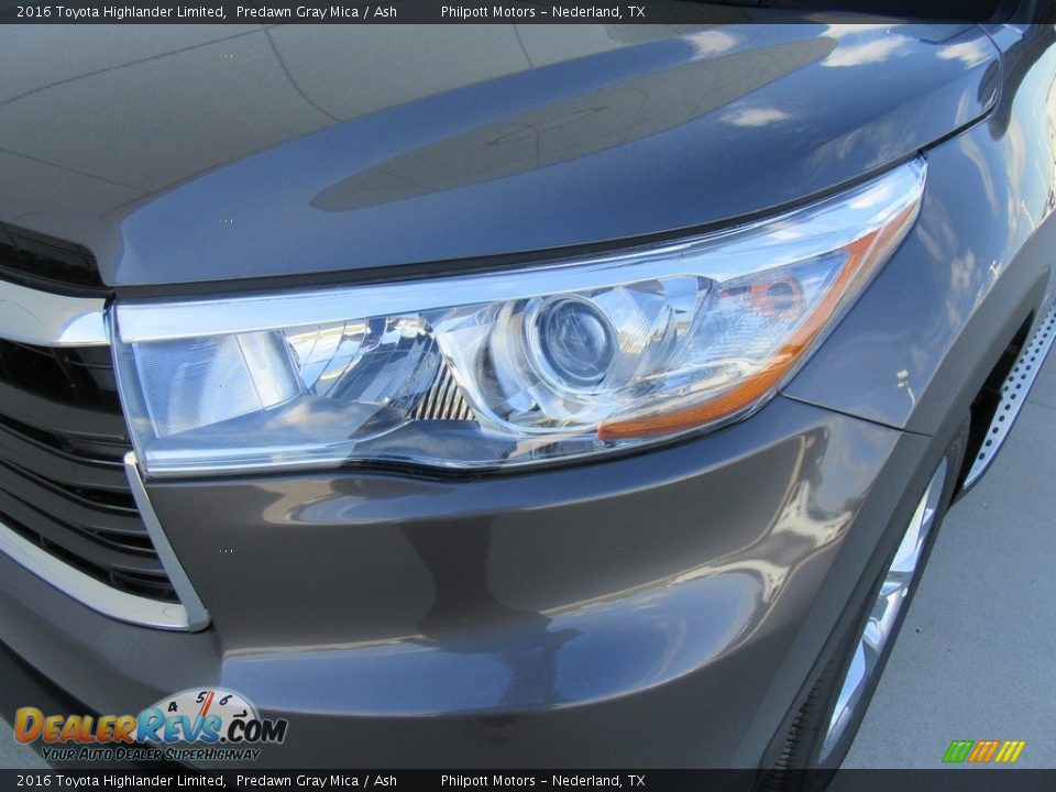 2016 Toyota Highlander Limited Predawn Gray Mica / Ash Photo #9