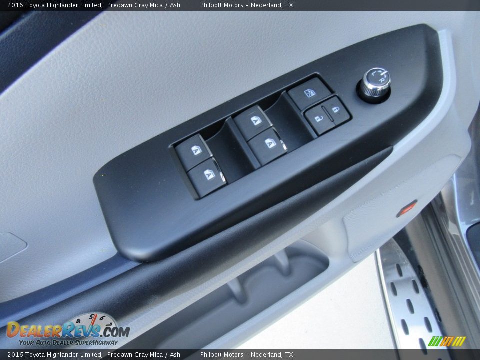 2016 Toyota Highlander Limited Predawn Gray Mica / Ash Photo #22
