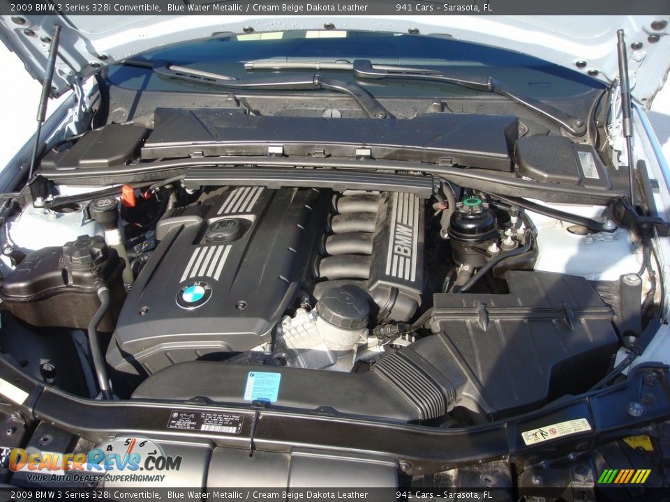 2009 BMW 3 Series 328i Convertible 3.0 Liter DOHC 24-Valve VVT Inline 6 Cylinder Engine Photo #27