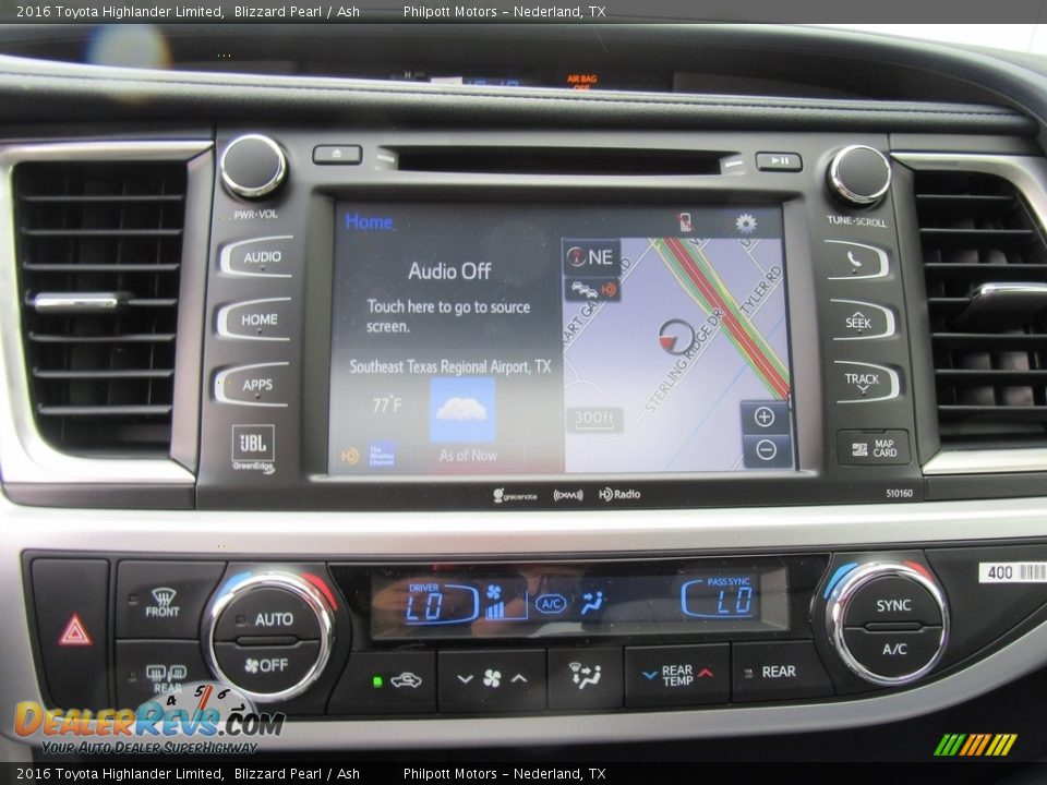 2016 Toyota Highlander Limited Blizzard Pearl / Ash Photo #28