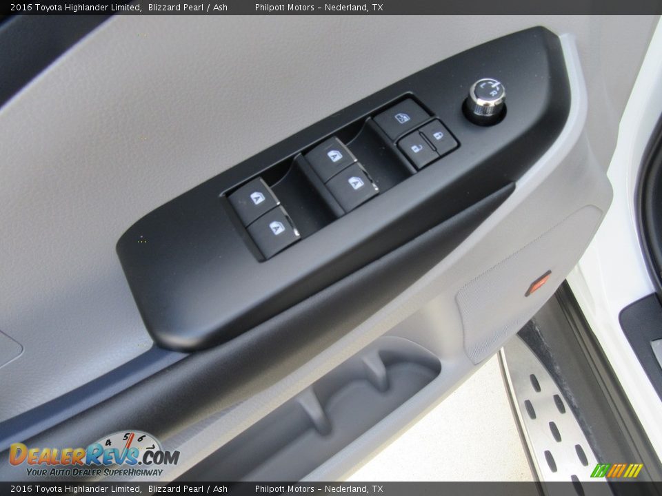 2016 Toyota Highlander Limited Blizzard Pearl / Ash Photo #22