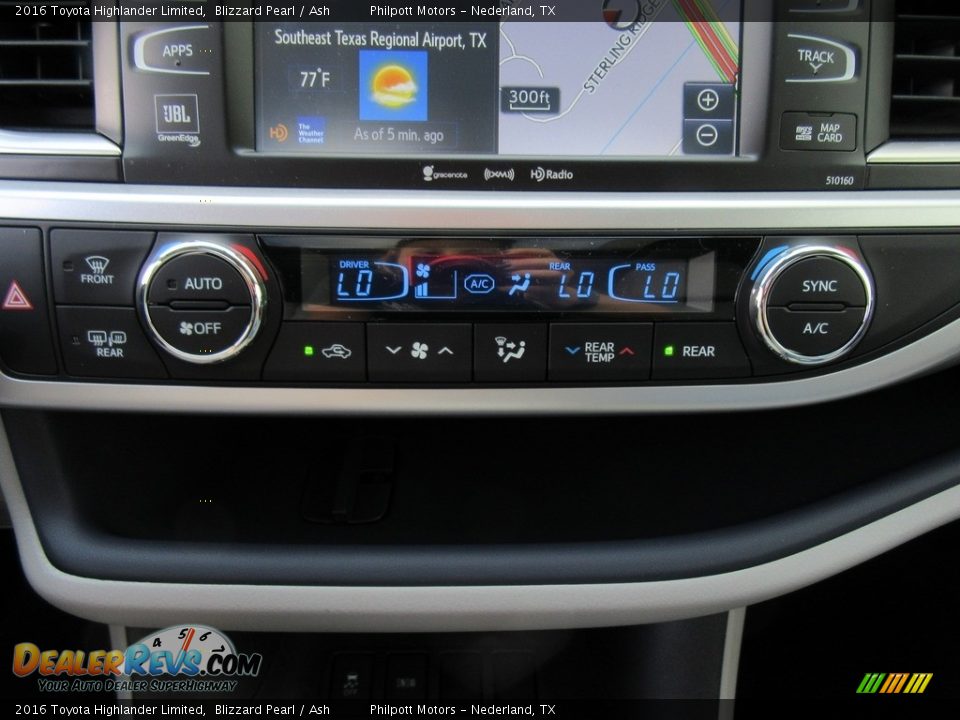 2016 Toyota Highlander Limited Blizzard Pearl / Ash Photo #29