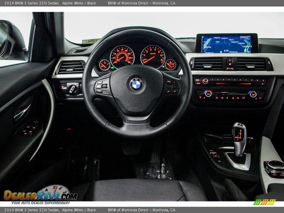 2014 BMW 3 Series 320i Sedan Alpine White / Black Photo #4