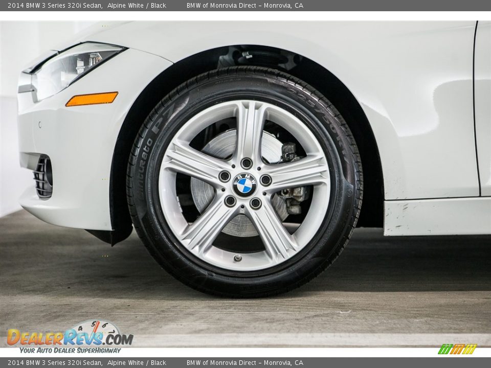 2014 BMW 3 Series 320i Sedan Alpine White / Black Photo #8