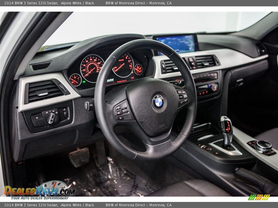 2014 BMW 3 Series 320i Sedan Alpine White / Black Photo #19