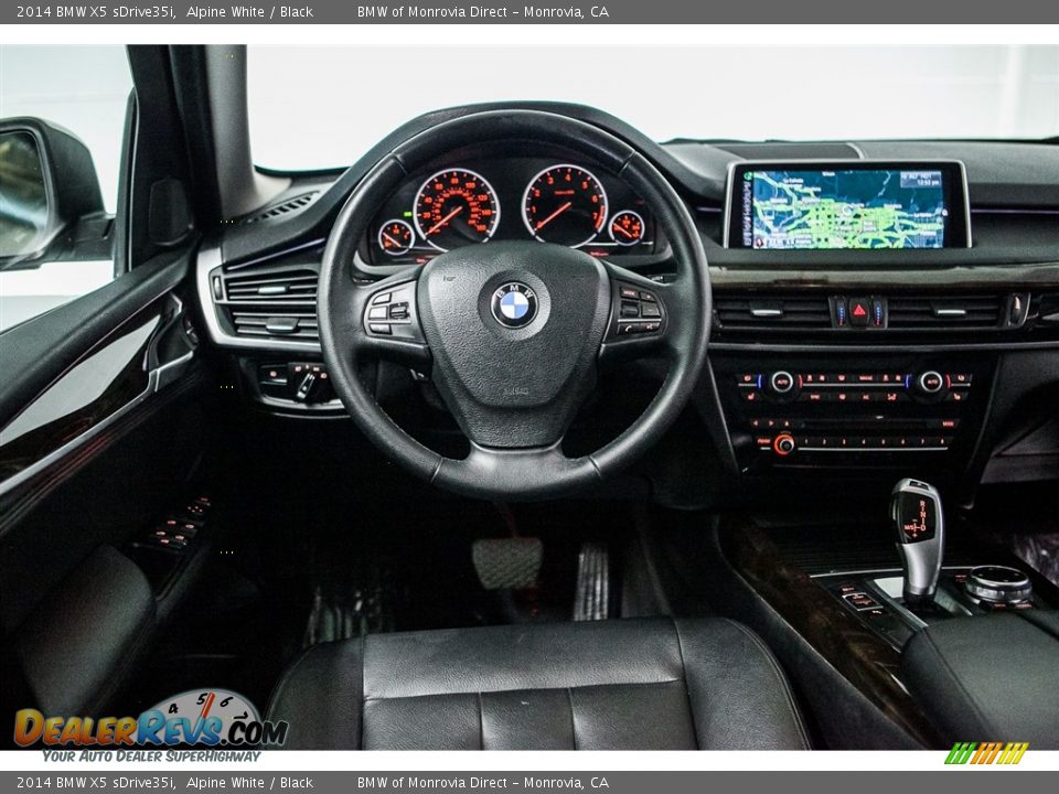2014 BMW X5 sDrive35i Alpine White / Black Photo #4