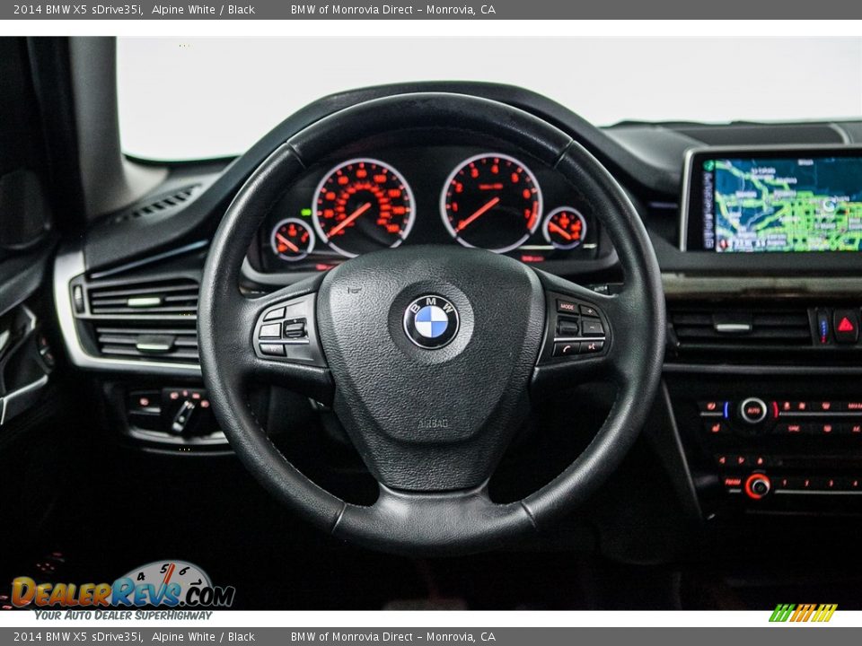 2014 BMW X5 sDrive35i Alpine White / Black Photo #16