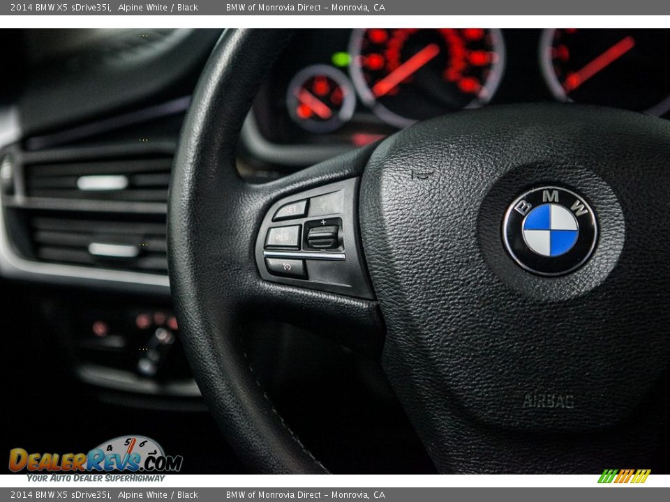 2014 BMW X5 sDrive35i Alpine White / Black Photo #17