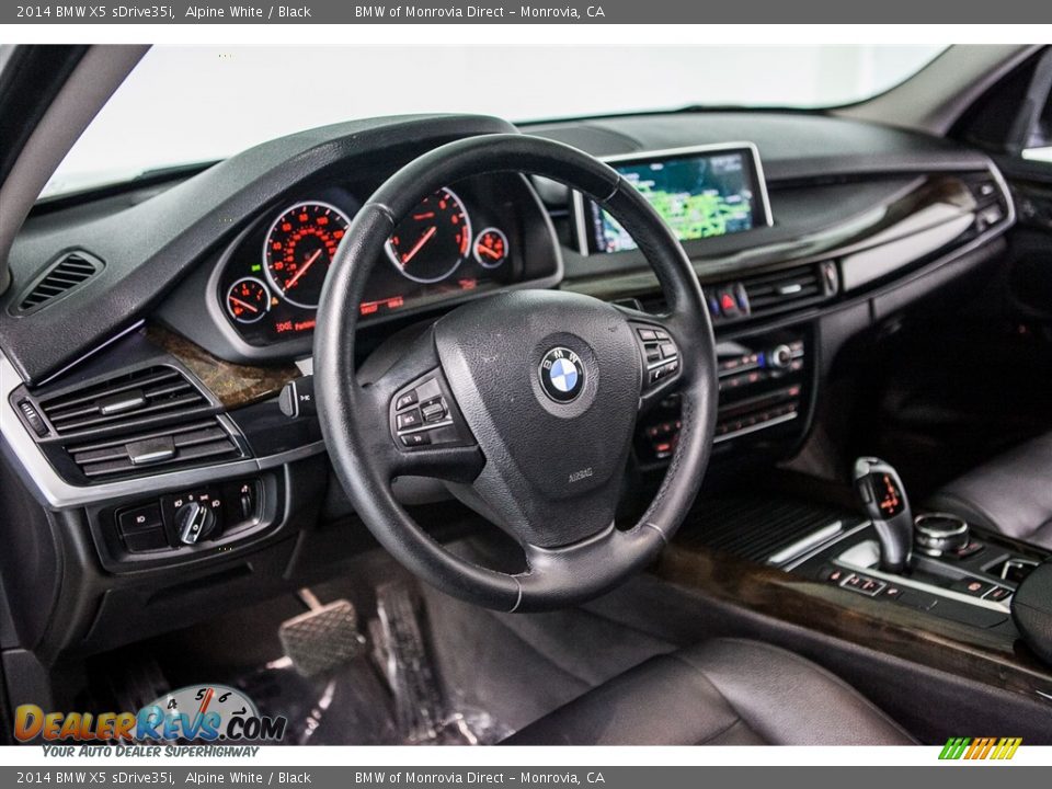 2014 BMW X5 sDrive35i Alpine White / Black Photo #19