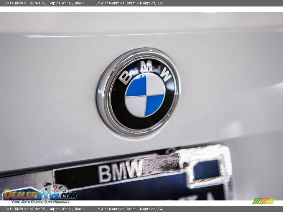 2014 BMW X5 sDrive35i Alpine White / Black Photo #30