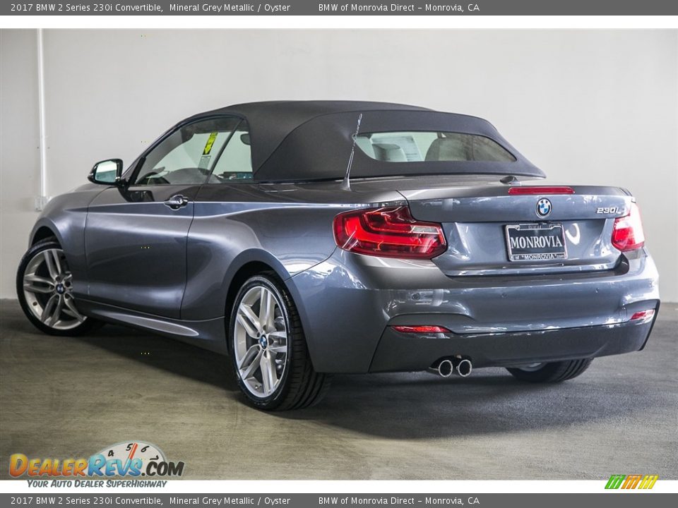 2017 BMW 2 Series 230i Convertible Mineral Grey Metallic / Oyster Photo #3