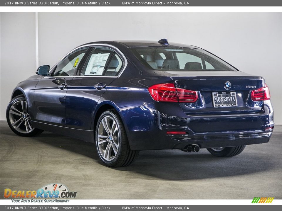 2017 BMW 3 Series 330i Sedan Imperial Blue Metallic / Black Photo #3