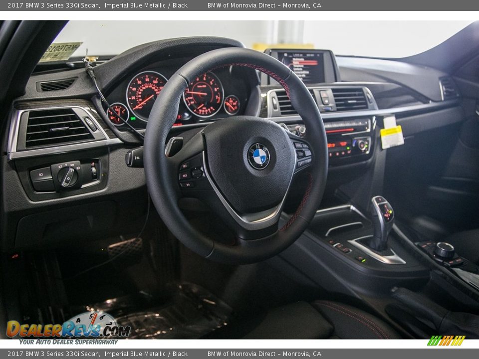2017 BMW 3 Series 330i Sedan Imperial Blue Metallic / Black Photo #6