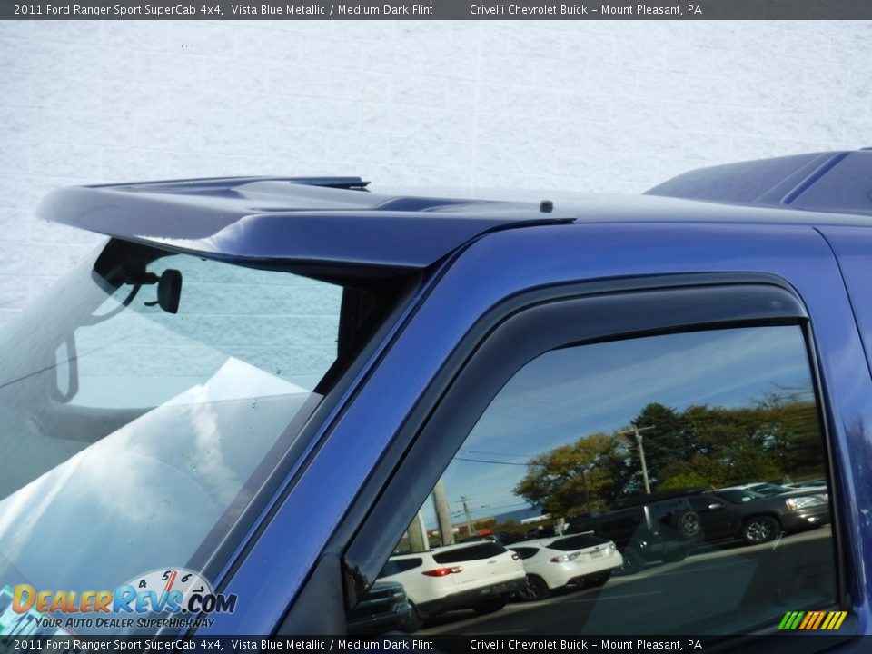 2011 Ford Ranger Sport SuperCab 4x4 Vista Blue Metallic / Medium Dark Flint Photo #5