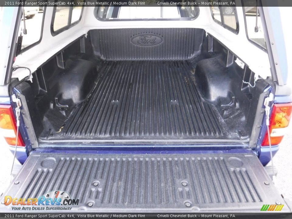 2011 Ford Ranger Sport SuperCab 4x4 Vista Blue Metallic / Medium Dark Flint Photo #17